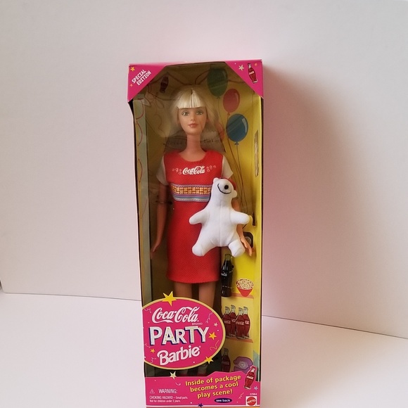 Barbie doll Other - Special Edition 1998 Coca-Cola Party Barbie